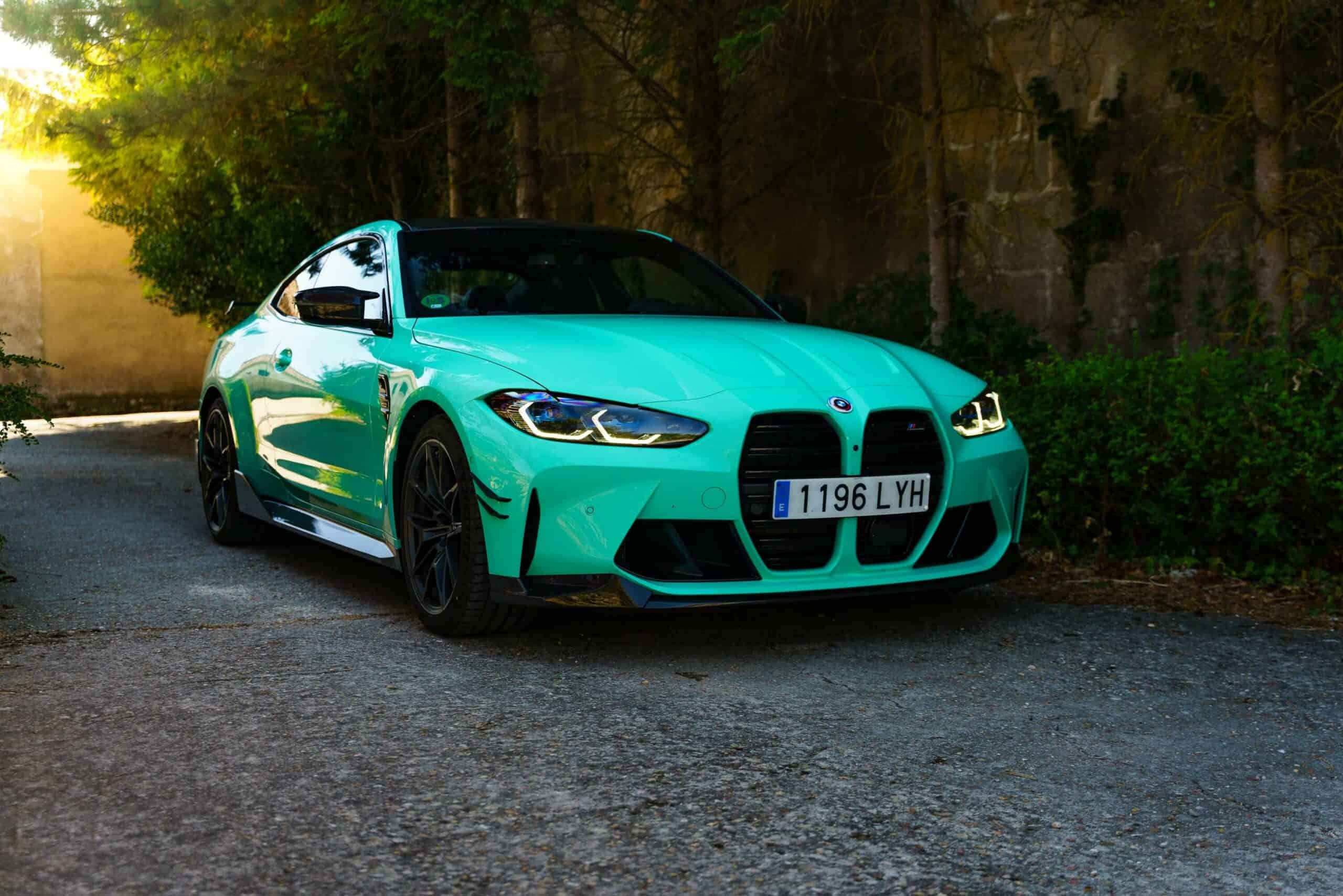 BMW M4 Shows Off Individual Mint Green Paint And M Performance Parts