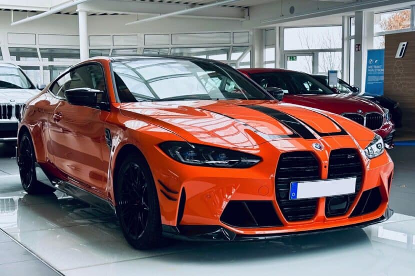 BMW M4 Fire Orange With M Performance Parts Is Anything But Subtle