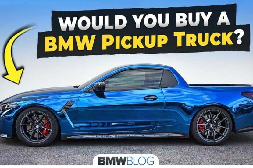 BMW M4 Pickup Truck—Meet the 500 Horsepower Ute