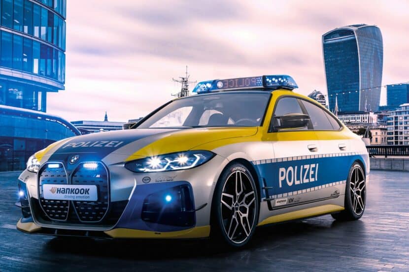AC Schnitzer's BMW i4 M50 Police Car Showcased At BMW Welt