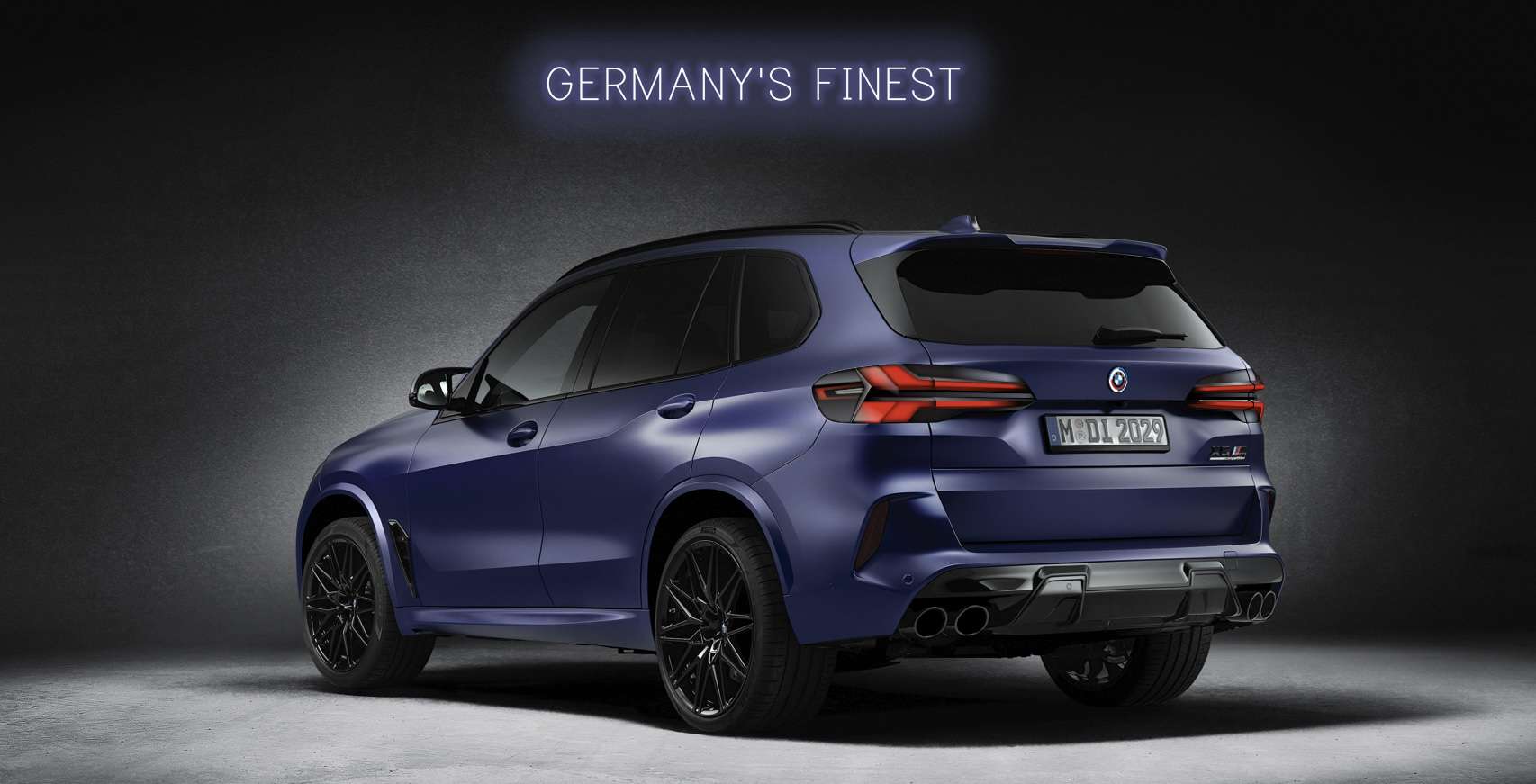 2024 BMW X5M フェイスリフト レンダリングはリアエンドのデザインを示しています JP NewsS