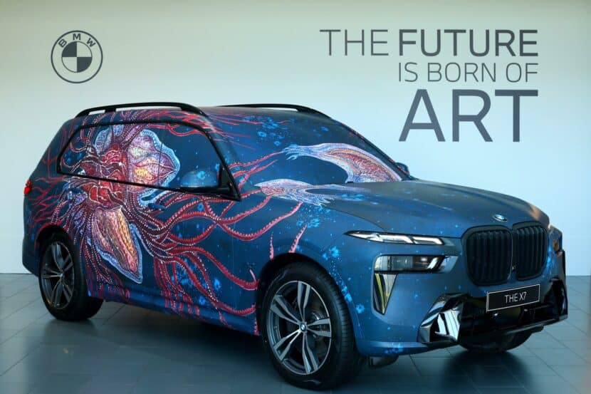 One-Off 2023 BMW X7 LCI Unveiled For India Art Fair