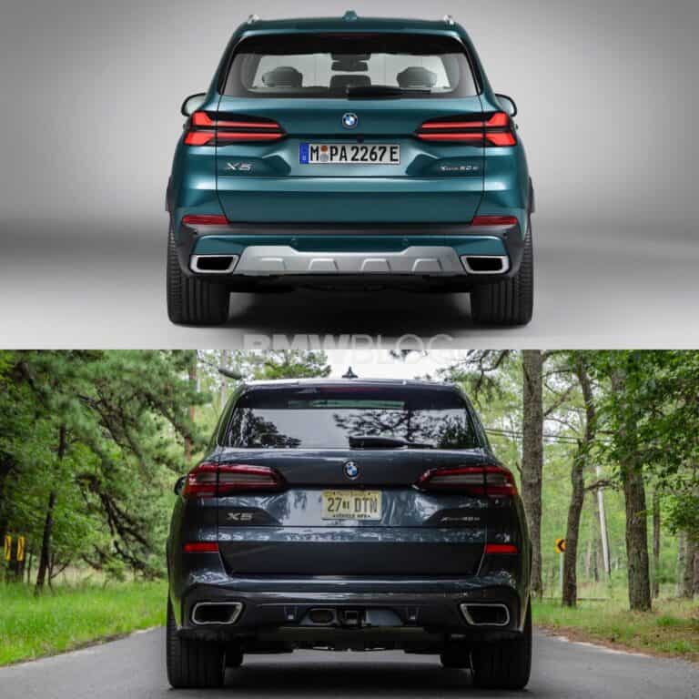 2024 BMW X5 Facelift vs. 2022 Pre-Facelift X5