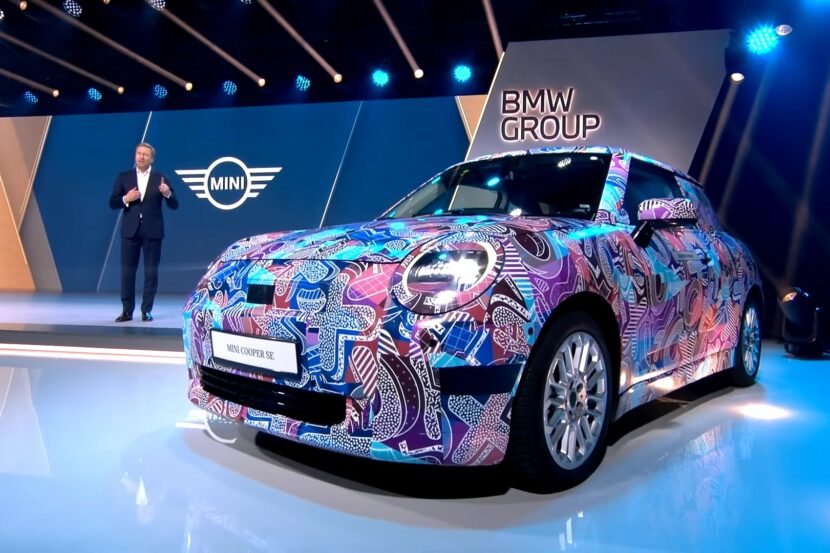 2024 MINI Cooper SE Appears On Stage During BMW Group Annual Conference