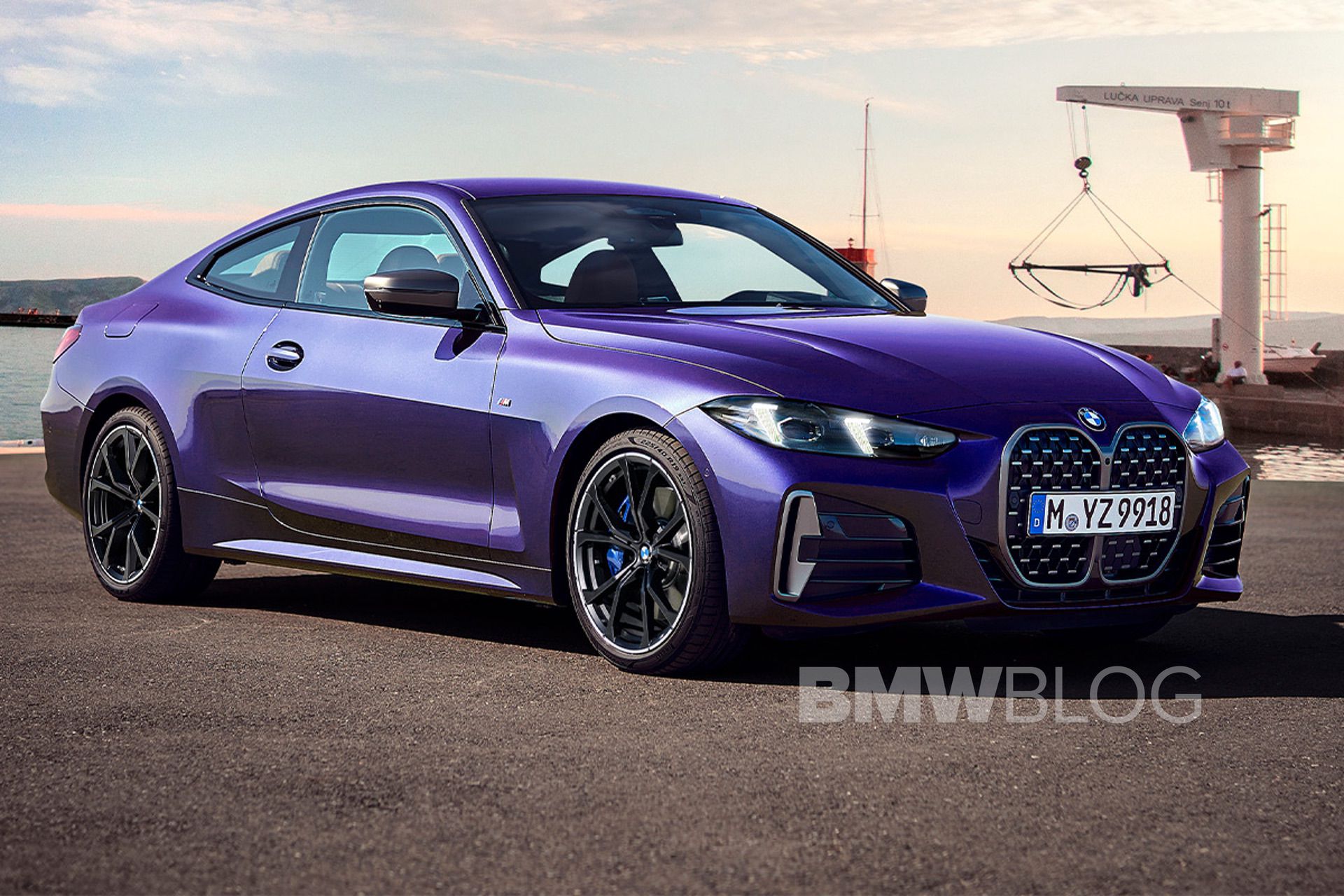 First Look Rendering of the 2024 BMW 4 Series Facelift