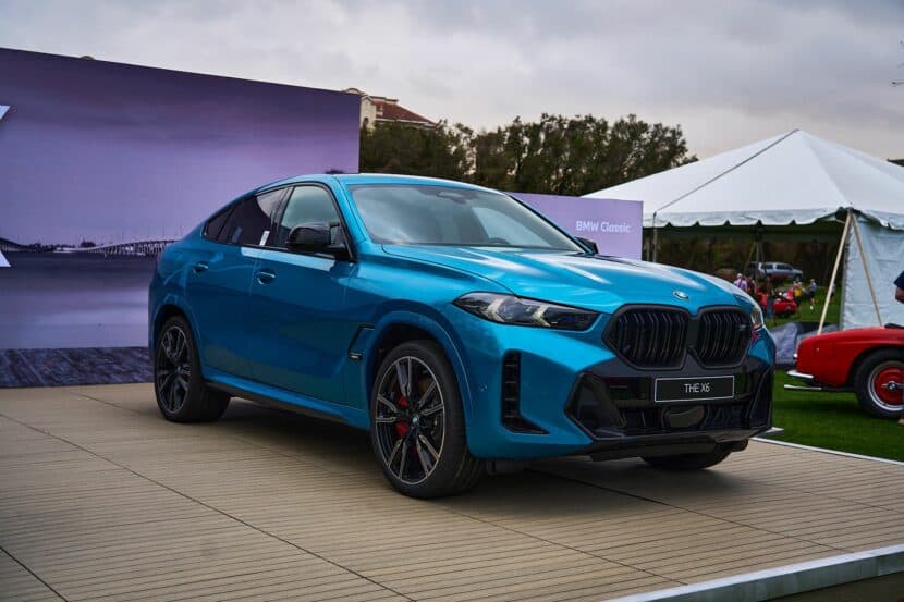 2024 BMW X6 M60i Atlantis Blue Arrives In Style At The Amelia