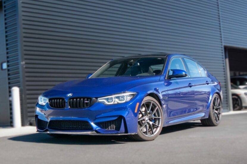 San Marino Blue Metallic Shines on the BMW M3 CS F80