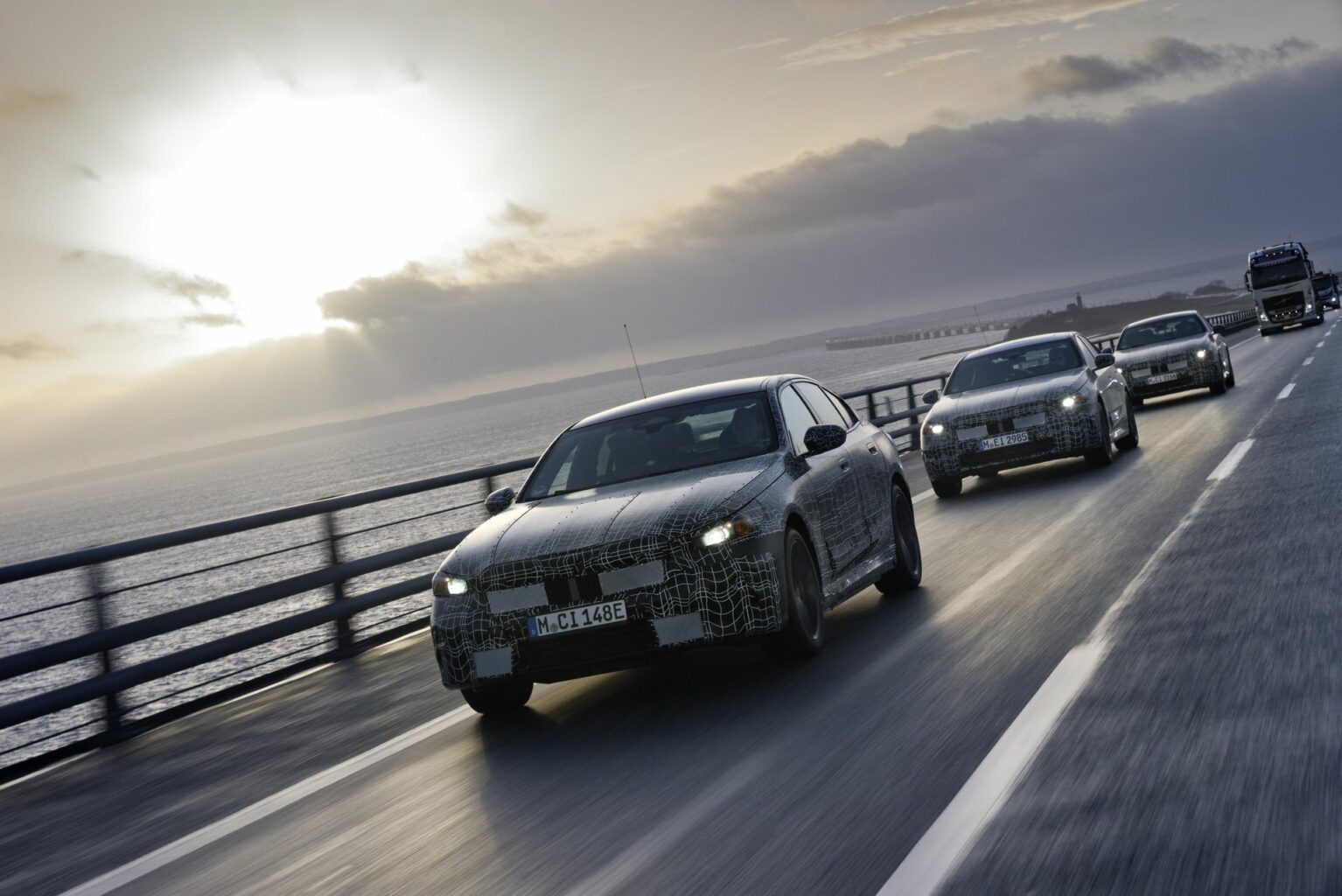 BMW i5 Conquers Winter Testing on Ice and Snow