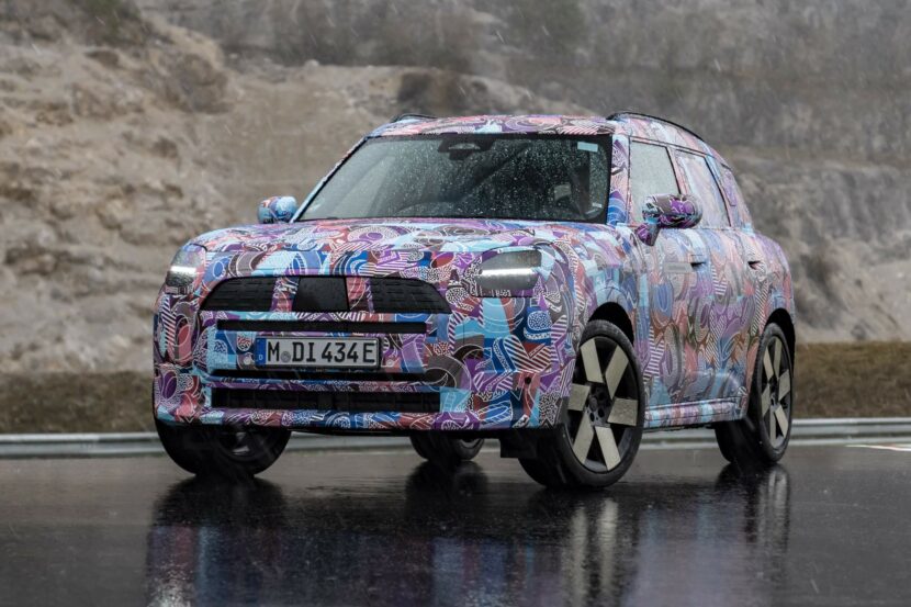 2024 MINI Countryman Teased In Colorful Camo, Will Have Up To 313 HP