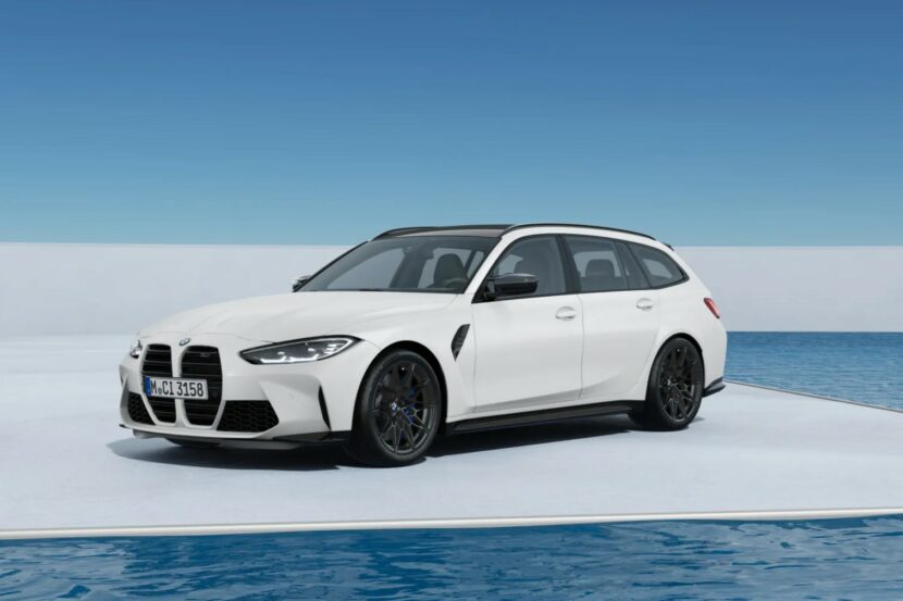 See The BMW M3 Touring In Frozen Brilliant White Have Fun In The Rain