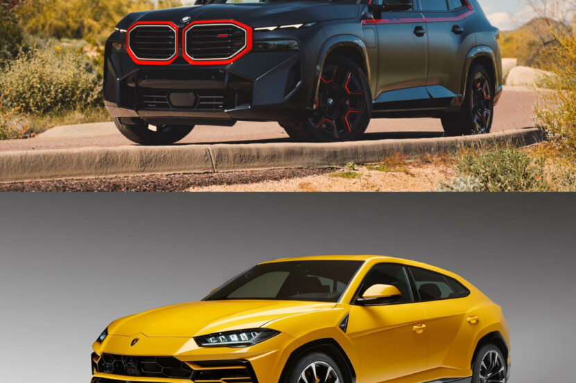 Photo Comparison: BMW XM Label Red vs Lamborghini Urus