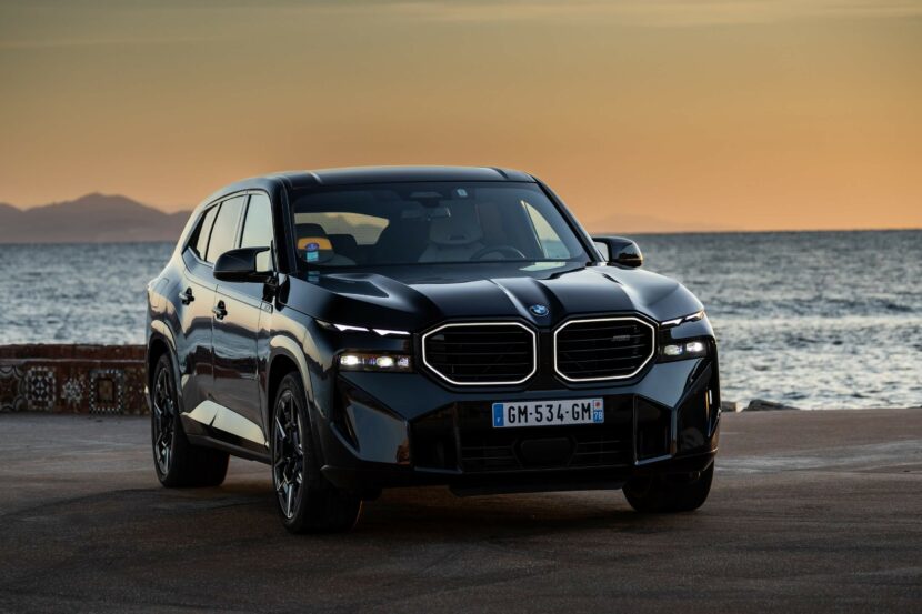 BMW XM Carbon Black Poses For The Camera In Saint-Tropez