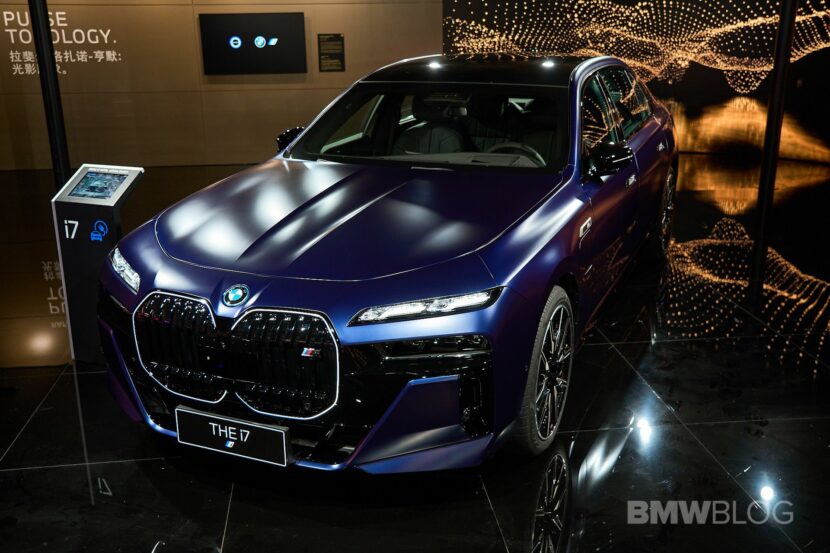 BMW i7 M70 Frozen Tanzanite Blue Brings Matte Paint To Shanghai