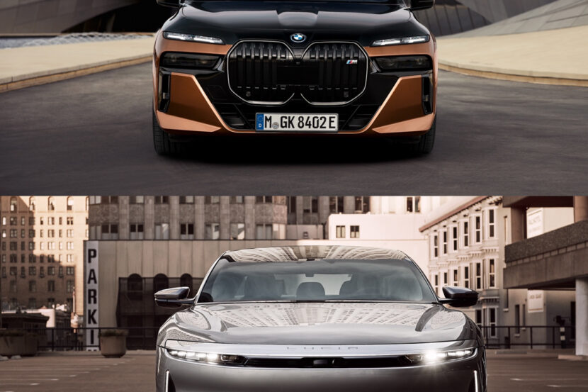 Photo Comparison: BMW i7 M70 vs Lucid Air Grand Touring