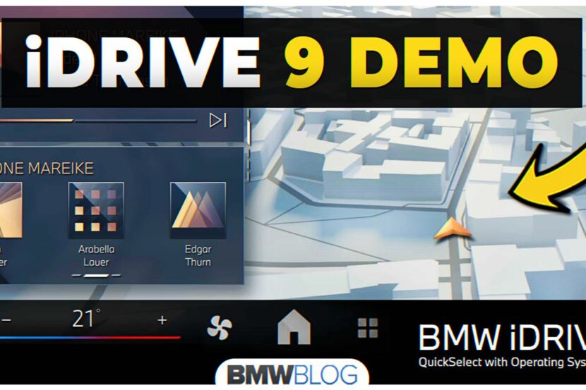 BMW Shows How The iDrive 9 Will Work In The X1: Videos