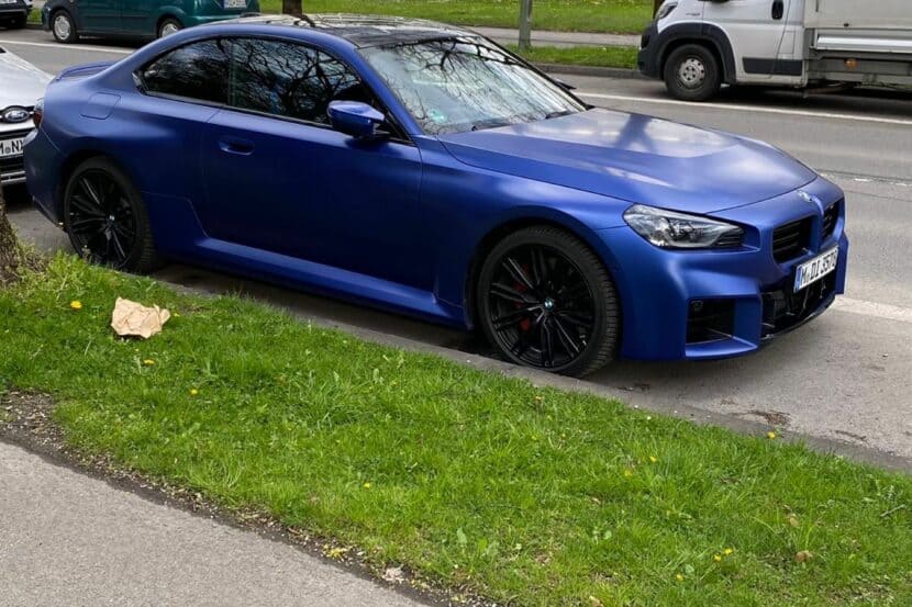 2023 BMW M2 (G87) Spotted in Frozen Portimao Blue