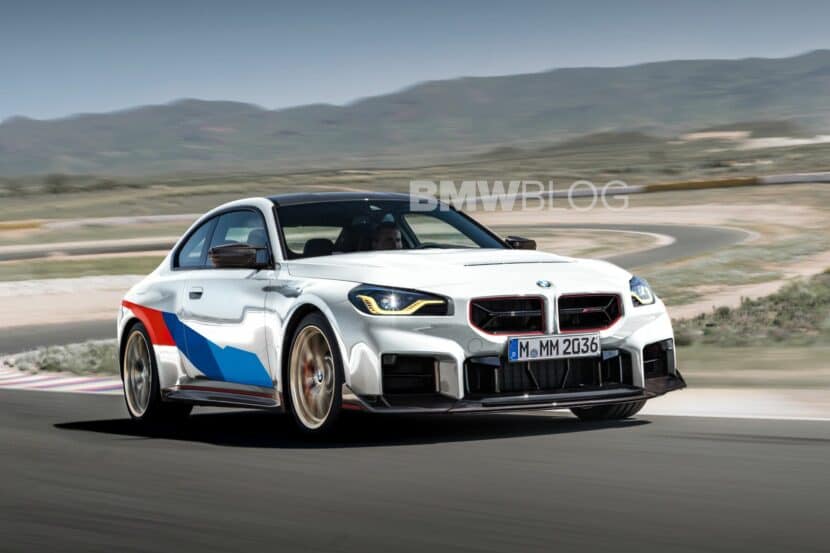 2025 BMW M2 CS Rendered With CSL Accents Looks Aggressive