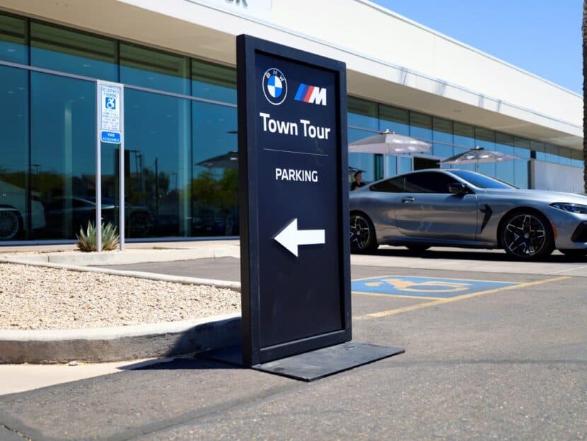 2023 BMW M Tour in Phoenix sign