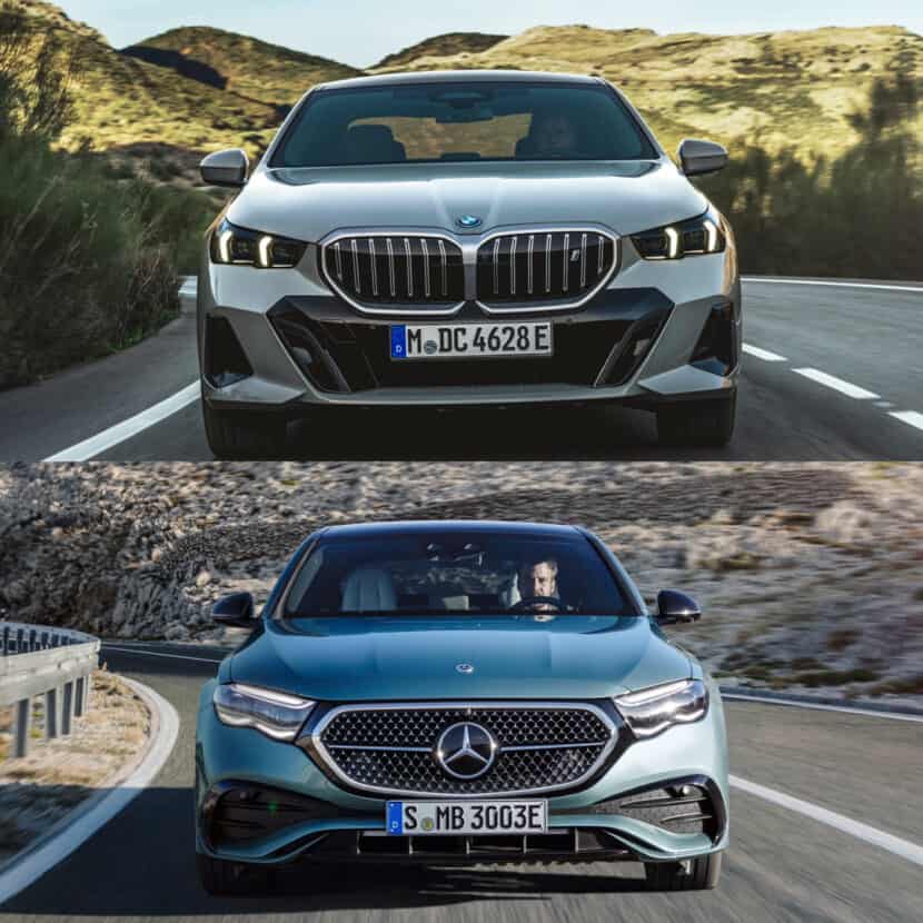 Photo Comparison: 2024 BMW 5 Series vs 2024 Mercedes E-Class