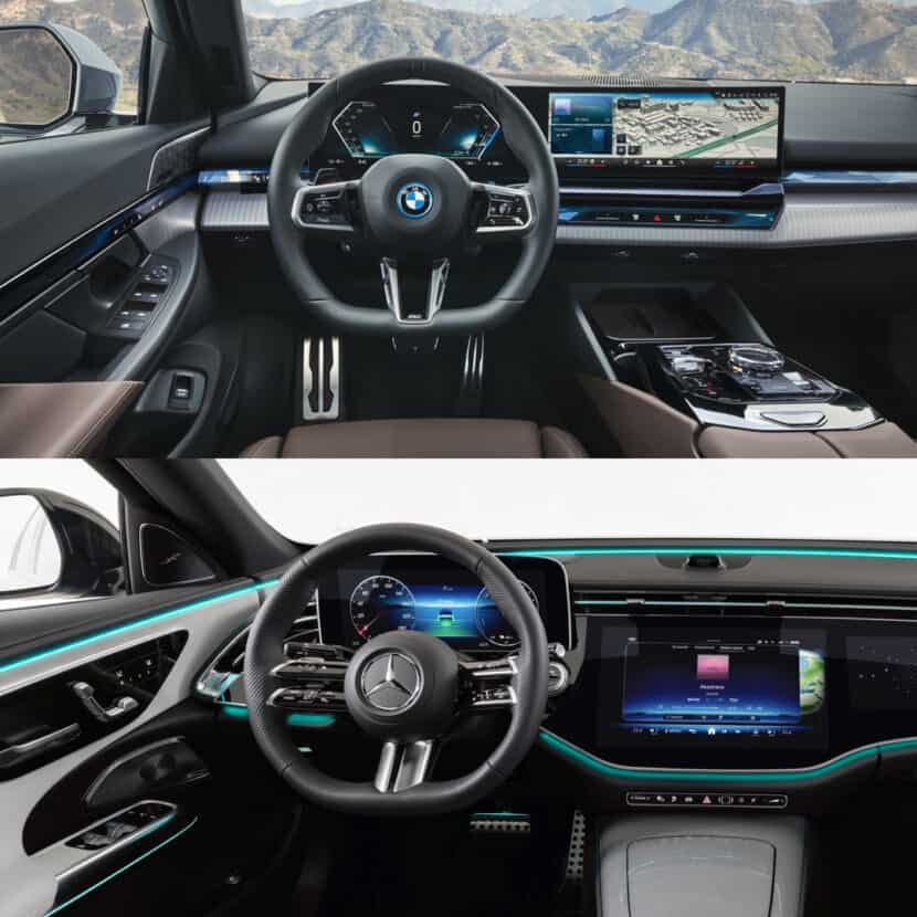 Photo Comparison: 2024 BMW 5 Series vs 2024 Mercedes E-Class