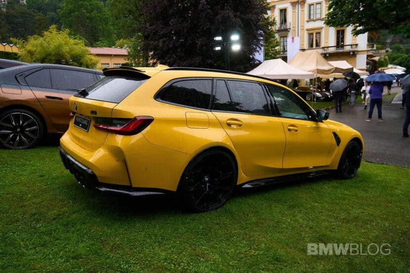BMW M3 Touring Speed Yellow Is An Eye-Catching Super Wagon At Villa d'Este