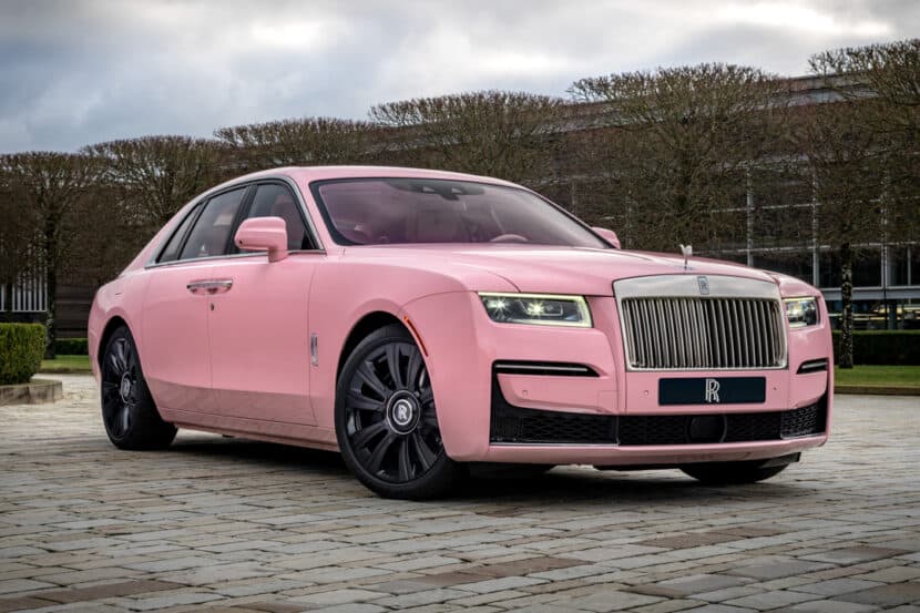 Rolls-Royce Ghost Lookin' Pretty in Champagne Rose
