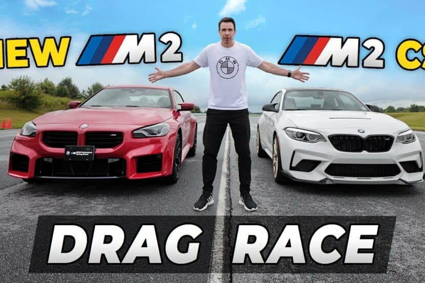 Watch Us Drag Race The BMW M2 G87 Against The M2 CS F87