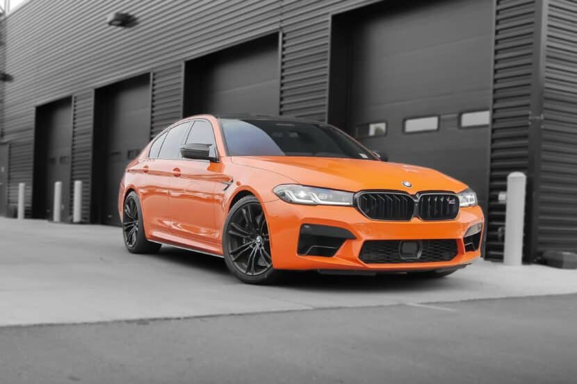 BMW M5 LCI In Fire Orange Is A Head-Turning Super Sedan