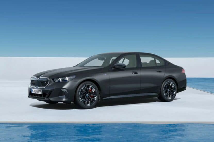 BMW i5 M60 Frozen Deep Grey Filmed Up Close At The Welt