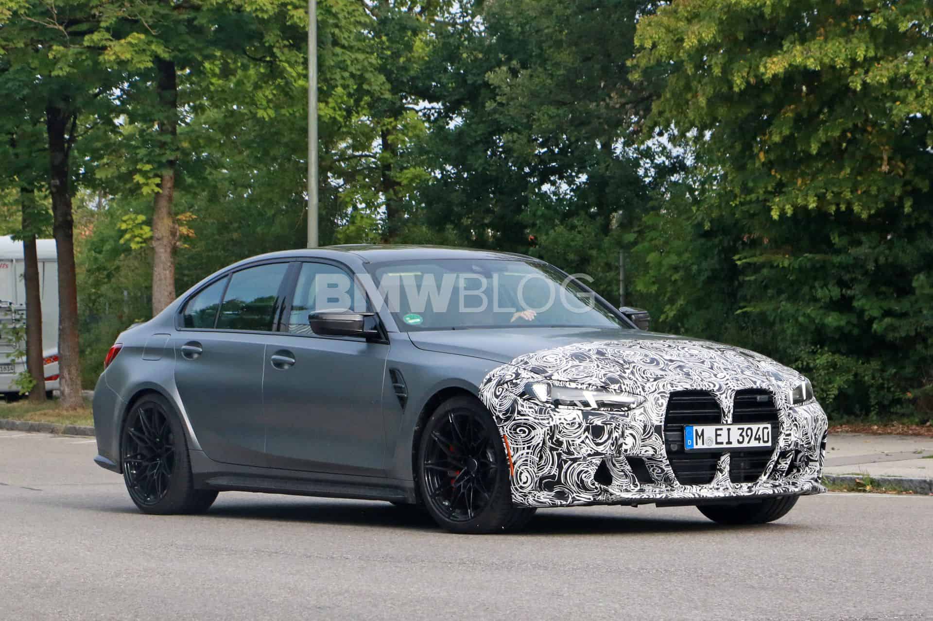 Here is the 2024 BMW M3 Facelift - Spy Photos