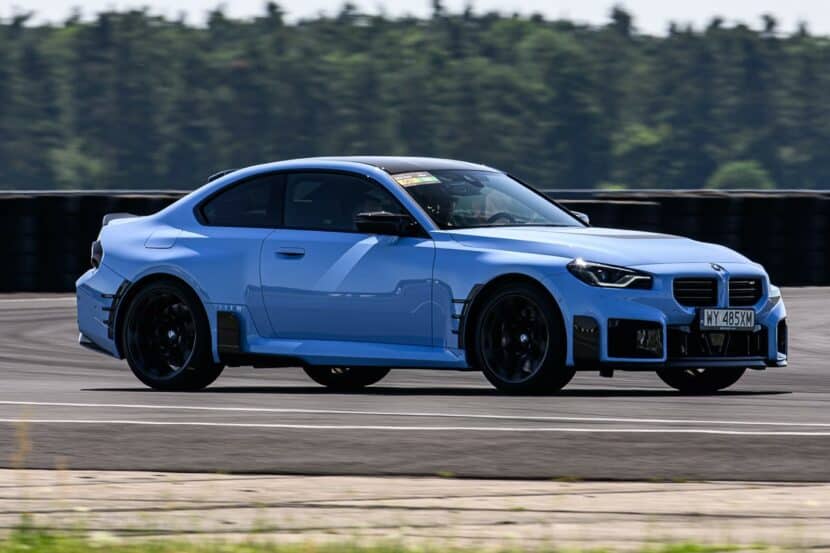 2023 BMW M2 Zandvoort Blue With M Performance Parts Hits The Track