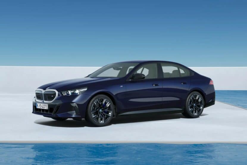 2024 BMW i5 M60 Shows Matte Blue Paint On Video