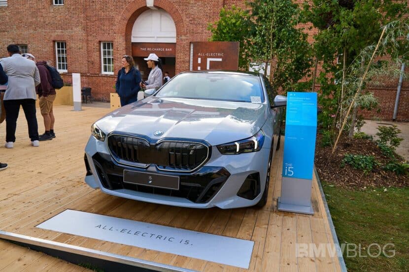 BMW i5 eDrive40 Shows White Interior At Goodwood FoS
