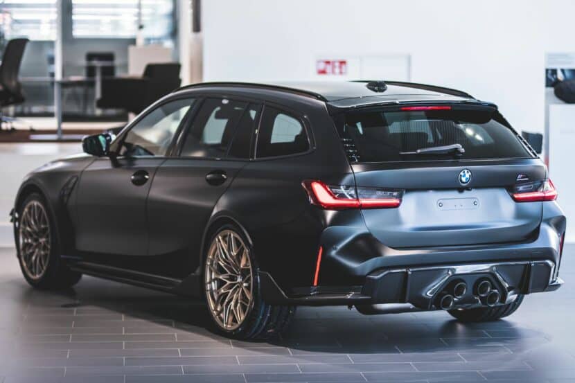 BMW M3 Touring Frozen Black With M Performance Exhaust Is An Eye-Catching Super Wagon
