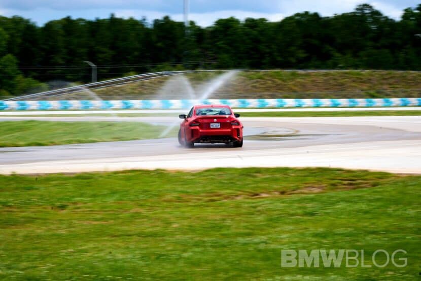 2023 BMW M2 first time on skid pad