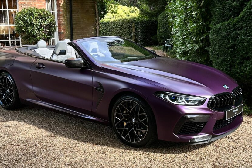 BMW M8 Convertible in Frozen Purple: A Blend of Power and Elegance