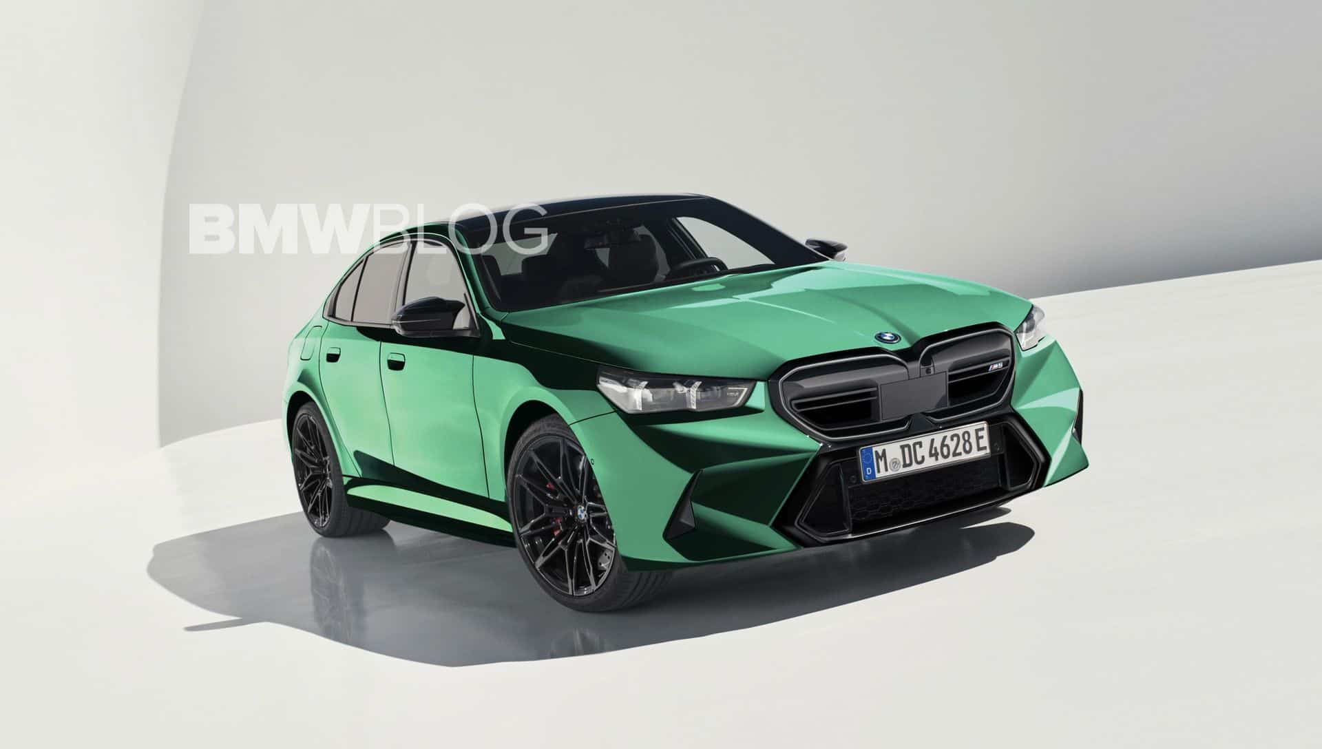 2024 BMW M5 (G90) Rendered in Isle of Man Green