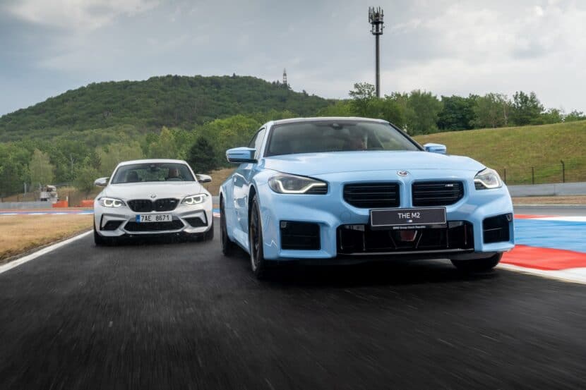 BMW M2 G87 Shares The Track With The M2 F87 In New Vs Old Photoshoot