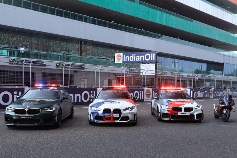 BMW M2, M3 Touring, M5 CS Safety Cars Arrive For 2023 MotoGP India