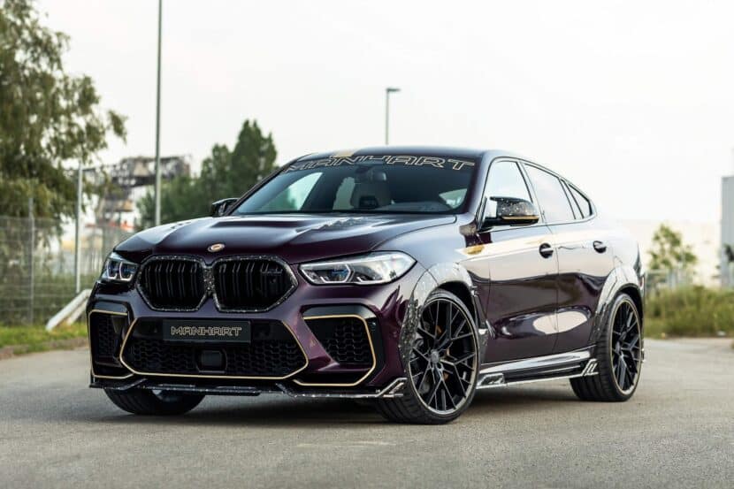 Manhart Unveils One-Off BMW X6 M With Forged Gold Carbon Body Kit