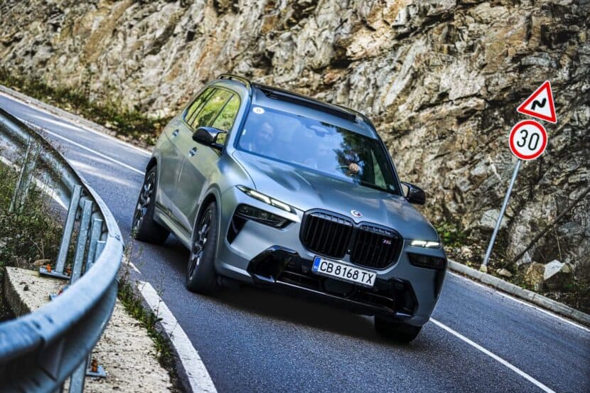 BMW X7 M60i Frozen Pure Grey Looks Imposing On The Road