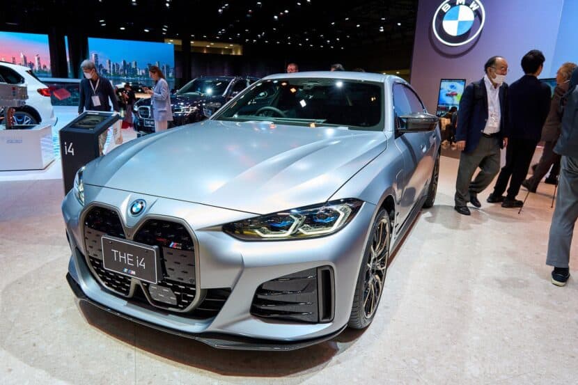 BMW i4 M50 Showcases Carbon Fiber M Performance Parts And Matte Paint In Tokyo