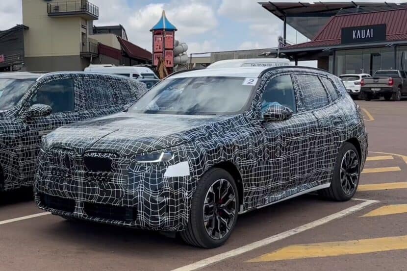 2025 BMW X3 Plug-in Hybrid Spied With Production Body And Lights