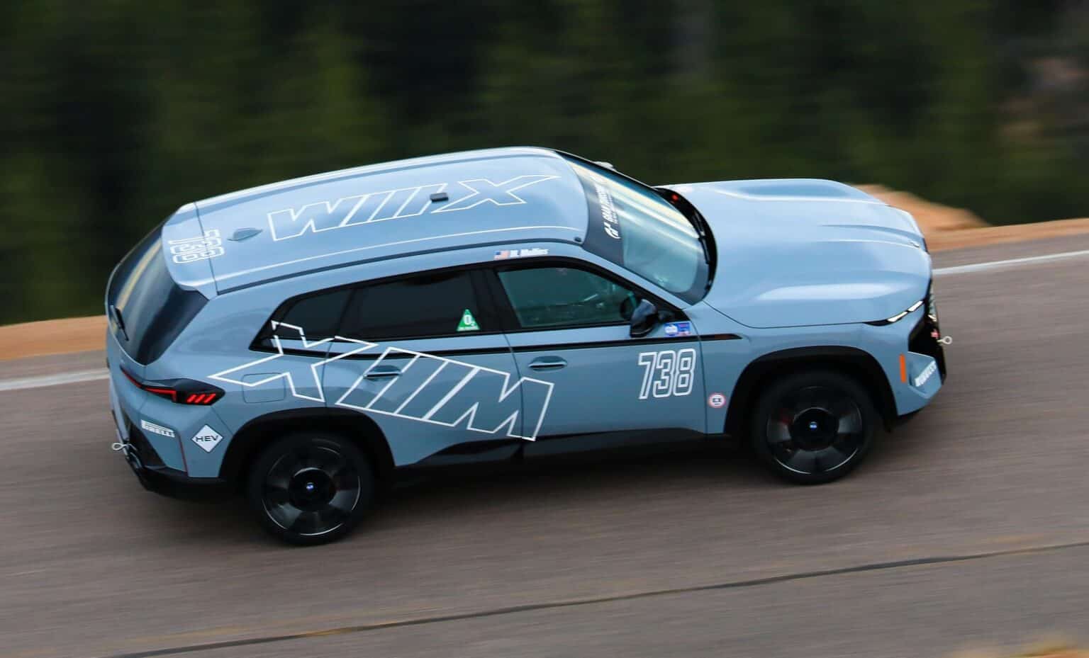 See The BMW XM Label Red Set Pikes Peak Record For Hybrid SUVs