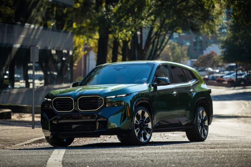 BMW XM Label Anglesey Green With 23-Inch Wheels Poses For The Camera