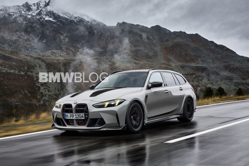 2025 BMW M3 CS Touring Rendered In Brooklyn Grey