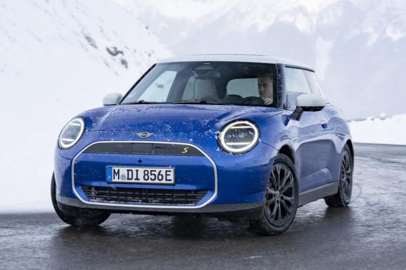 New MINI Cooper SE Photographed In A Winter Wonderland