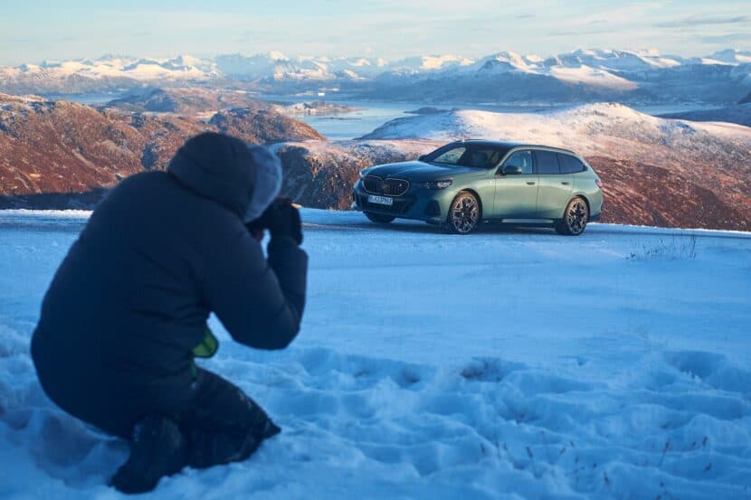 Go Behind The Scenes Of The BMW i5 Touring Official Photo Shoot