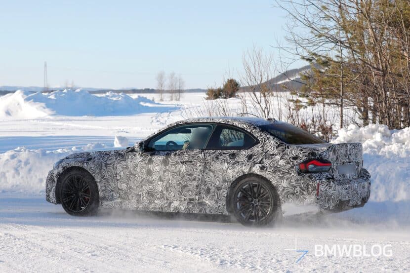 2025 BMW M2 CS G87 Spied Having Fun In The Snow