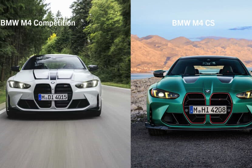Photo Comparison: 2025 BMW M4 CS vs. M4 Competition